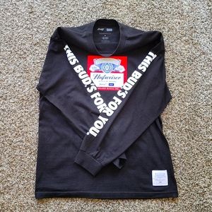 Long Sleve (Mens Med) Huf X Budweiser